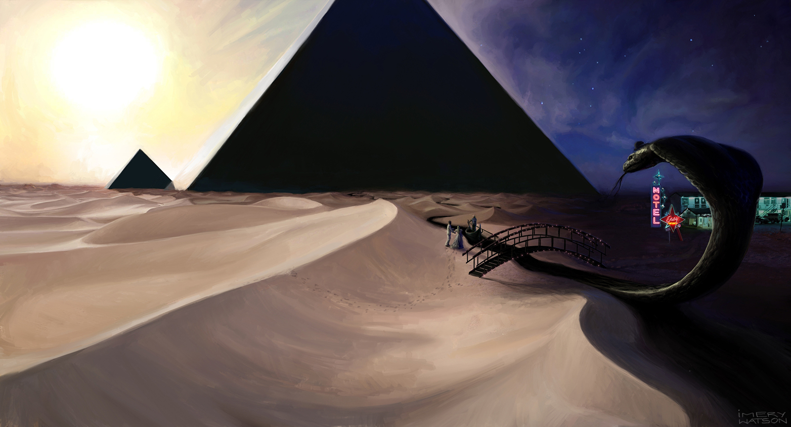 Ancient and American mythologies in collision