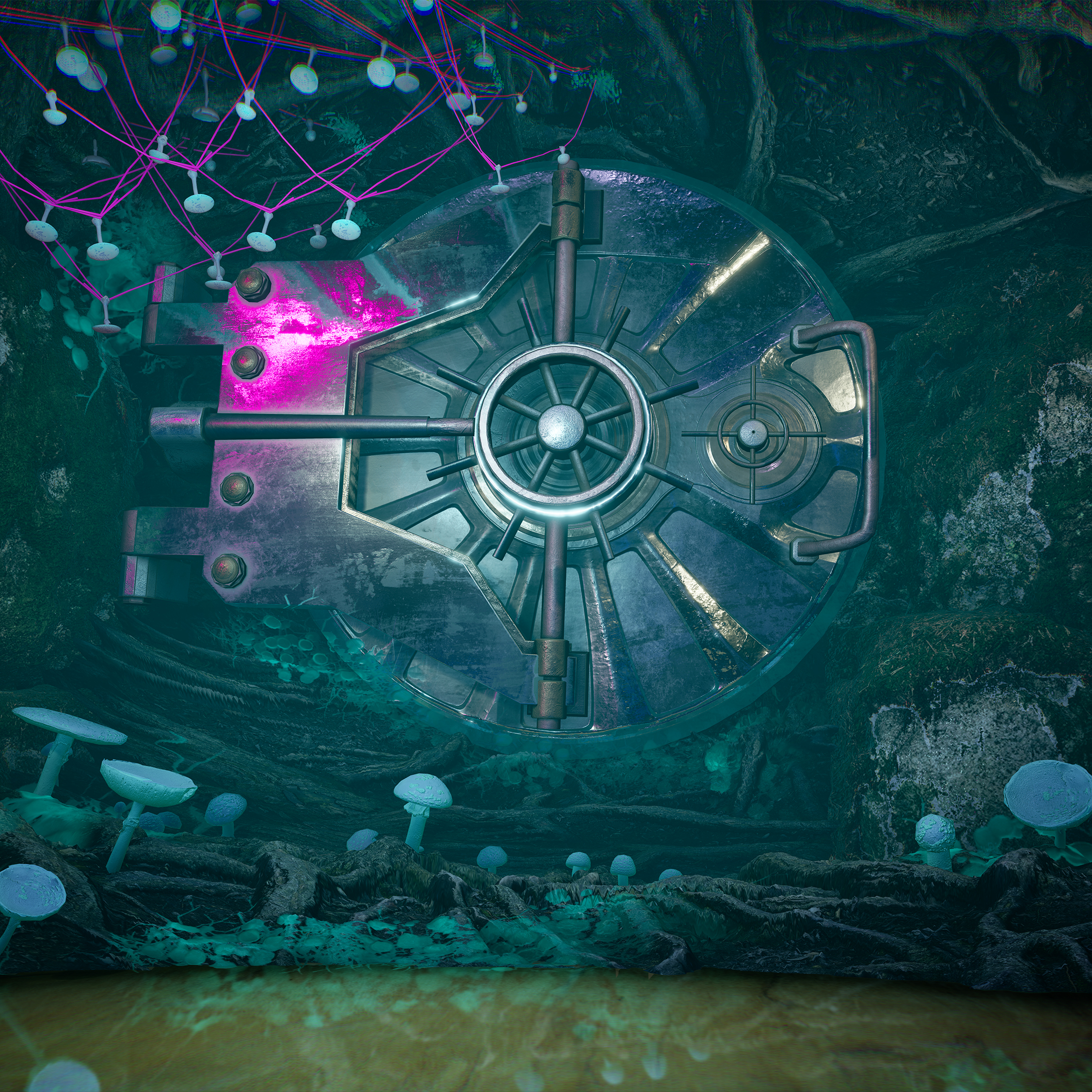 Vault door in the Burrow