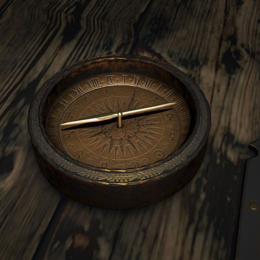 Compass — brass state